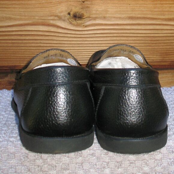 Mens Black Soft Leather Loafer 9 main image 8